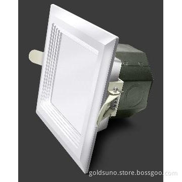 5 INCH SQUARE LED DOWN LIGHT, 12W, WITH UL DRIVER